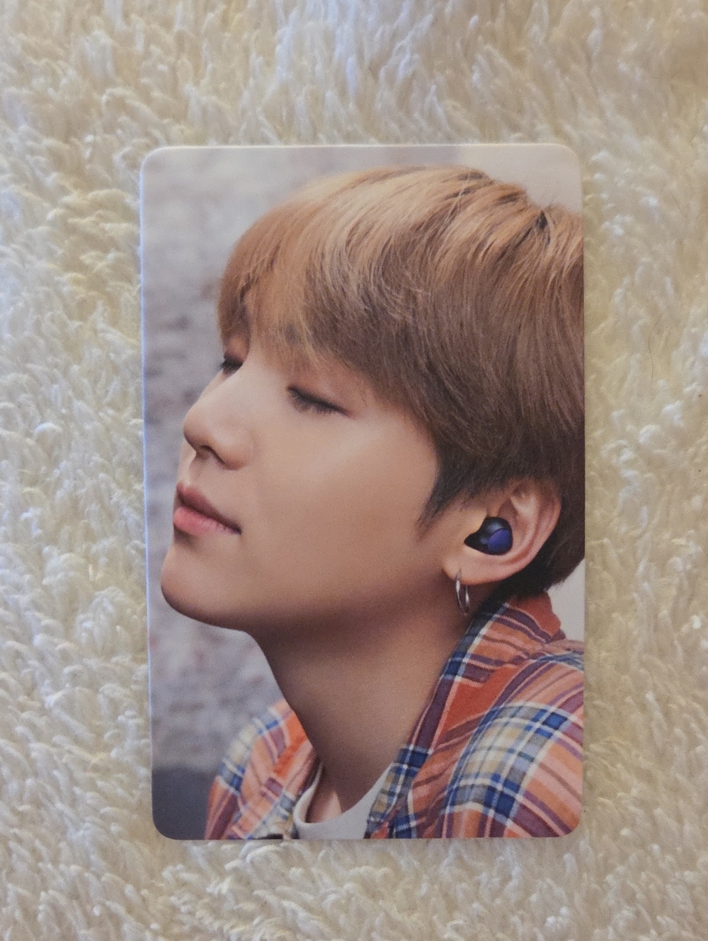 BTS Suga Samsung Galaxy Buds+ Photocard